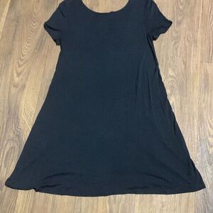 Mossimo Black babydoll‎ dress cross cross back. Black mini dress xs